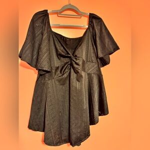 Elegant Black Women's Top
